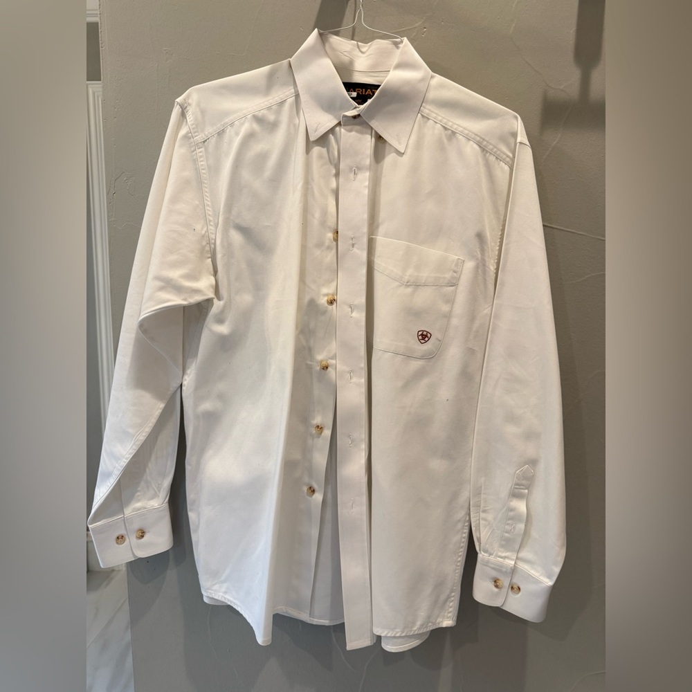 Ariat Men's White Dress Shirt